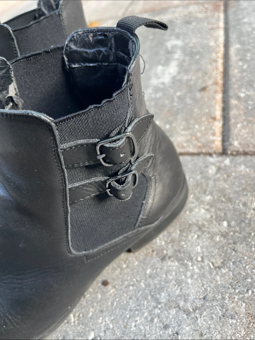 Alfani Leather Chelsea Ankle Boots